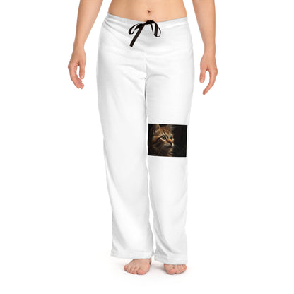 Cozy Cat Portrait Pajama Pants – Women’s Soft Lounge Sleepwear